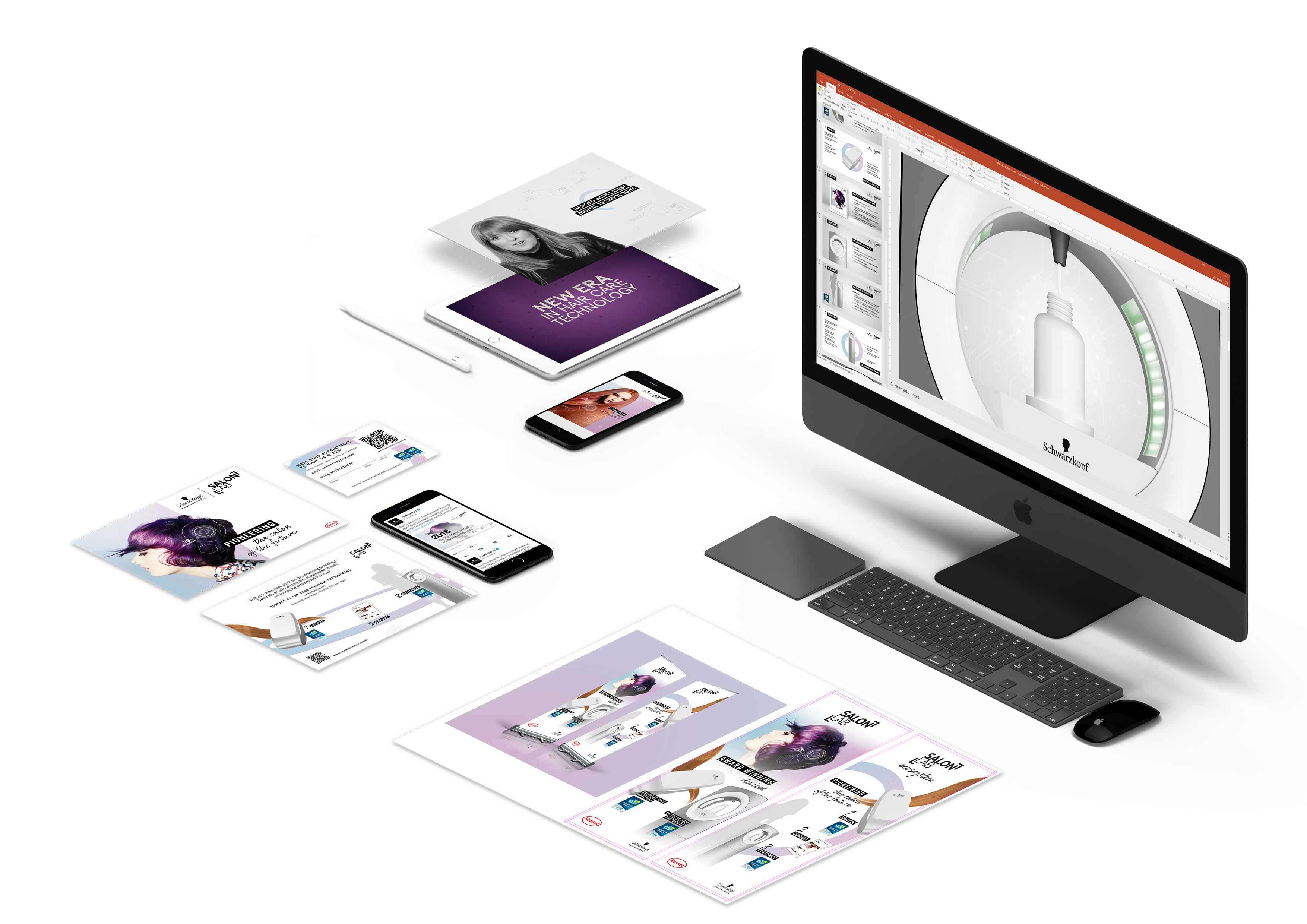 Henkel SalonLab™ at CES 2018 pos design