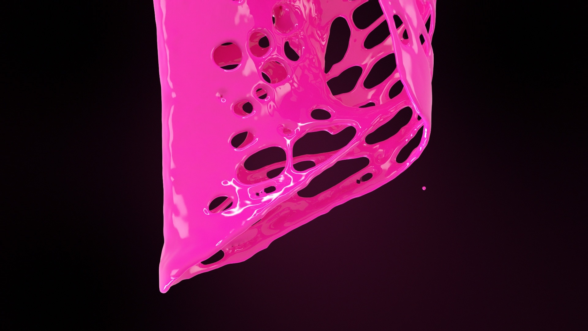 Colorworx Promotional Fluid Visualisation Pink