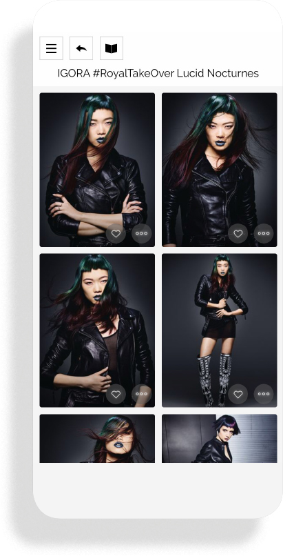Essential Looks Trend Report Web App on mobile