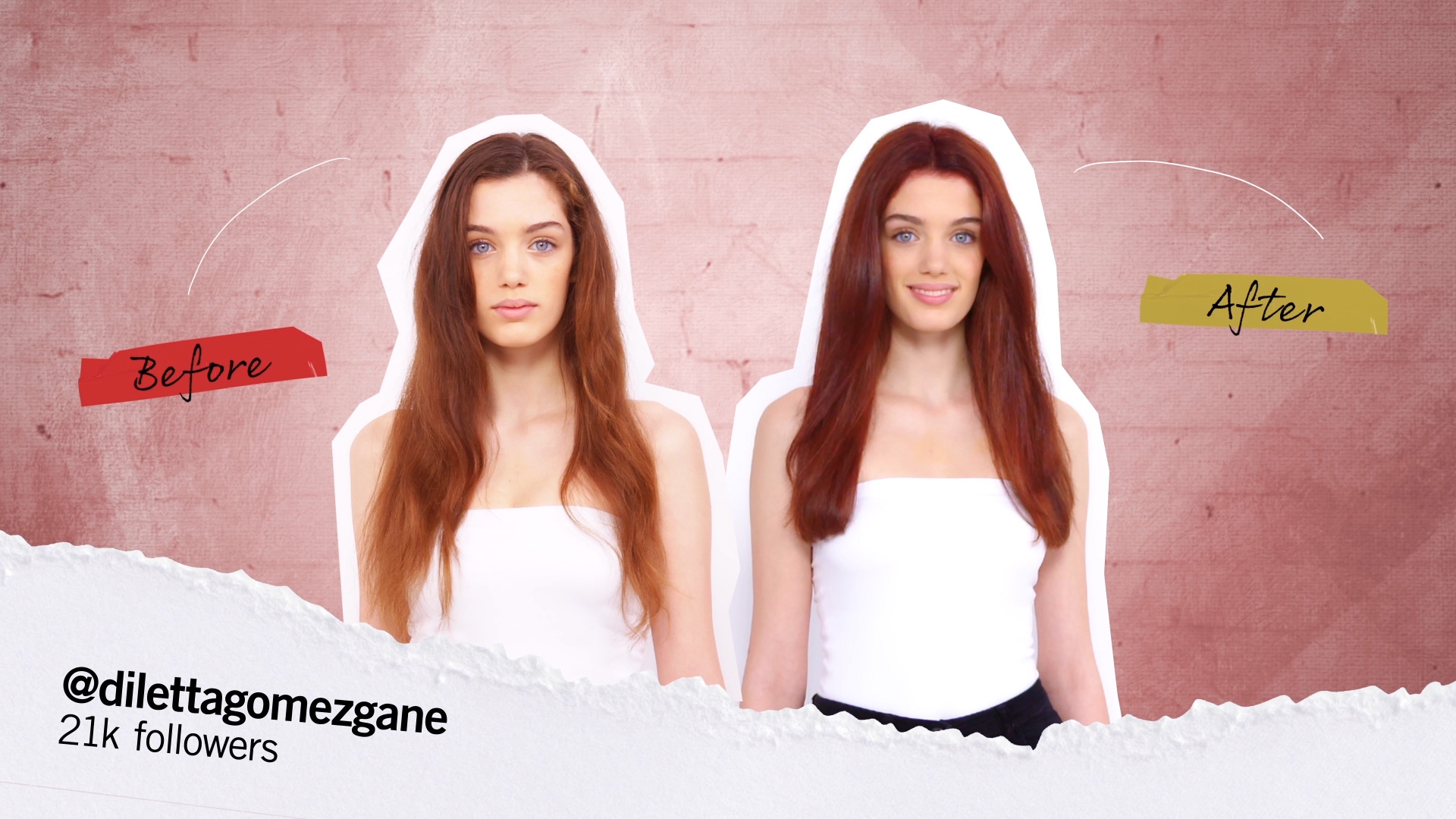 Igora Royal Takeover model before and after image