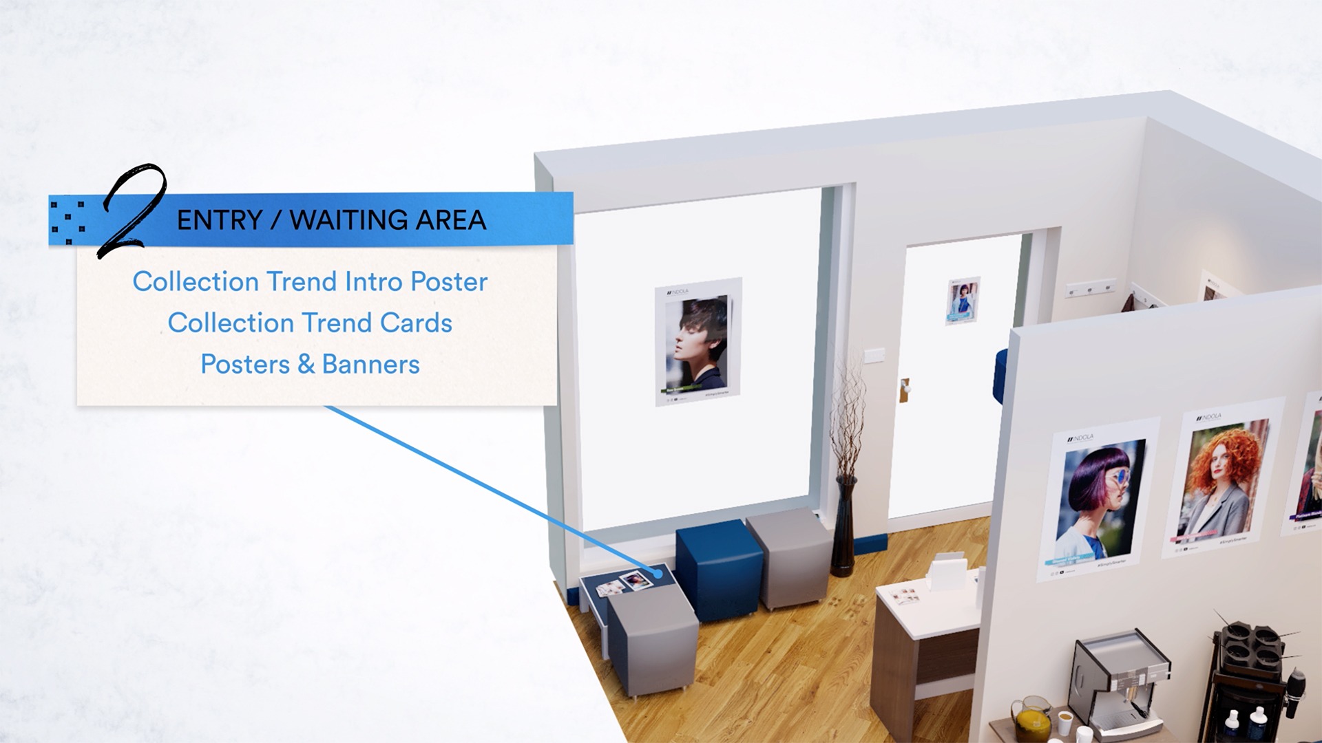Salon POS Touch Point 3D Video