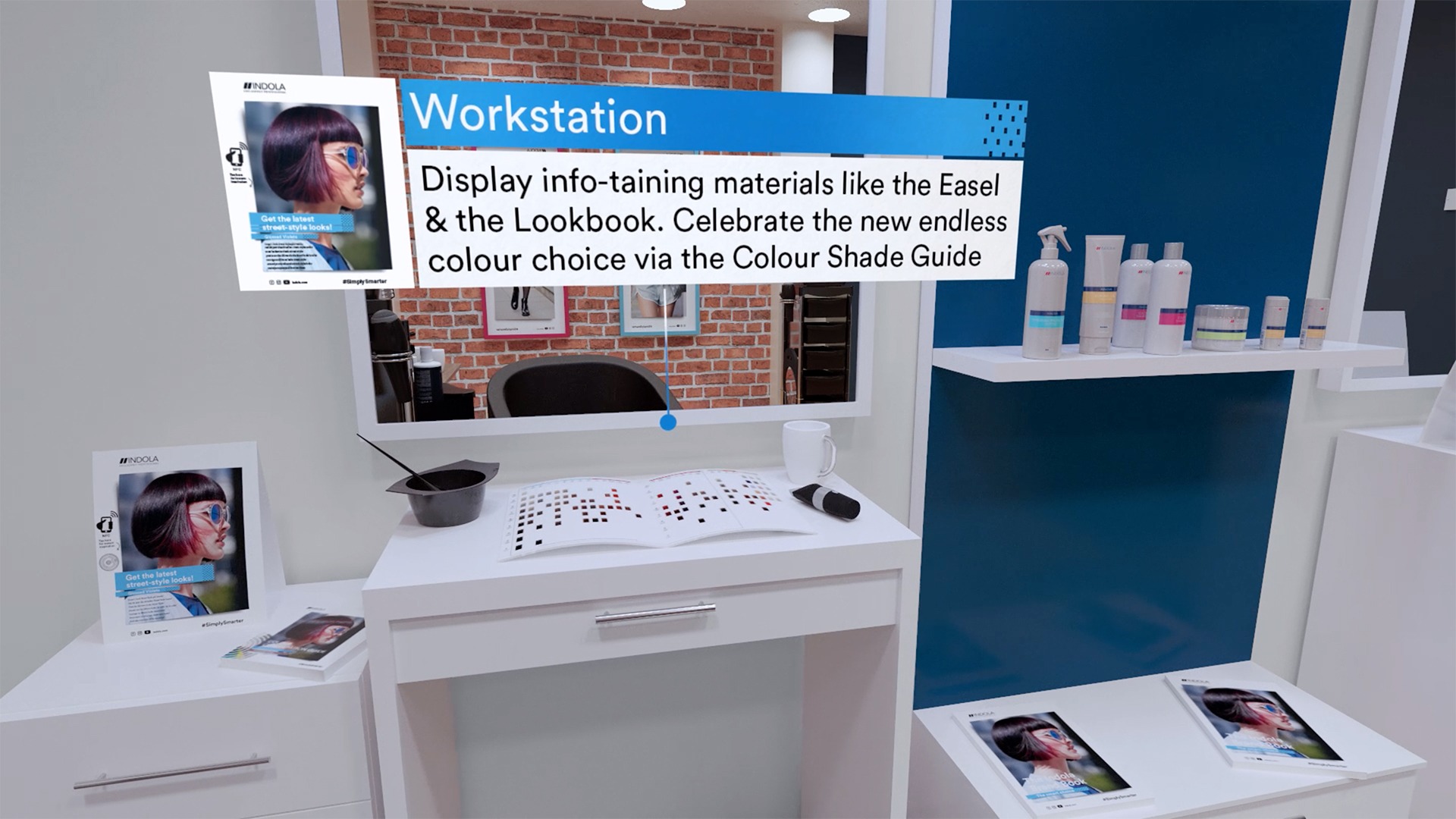 Salon POS Touch Point 3D Video