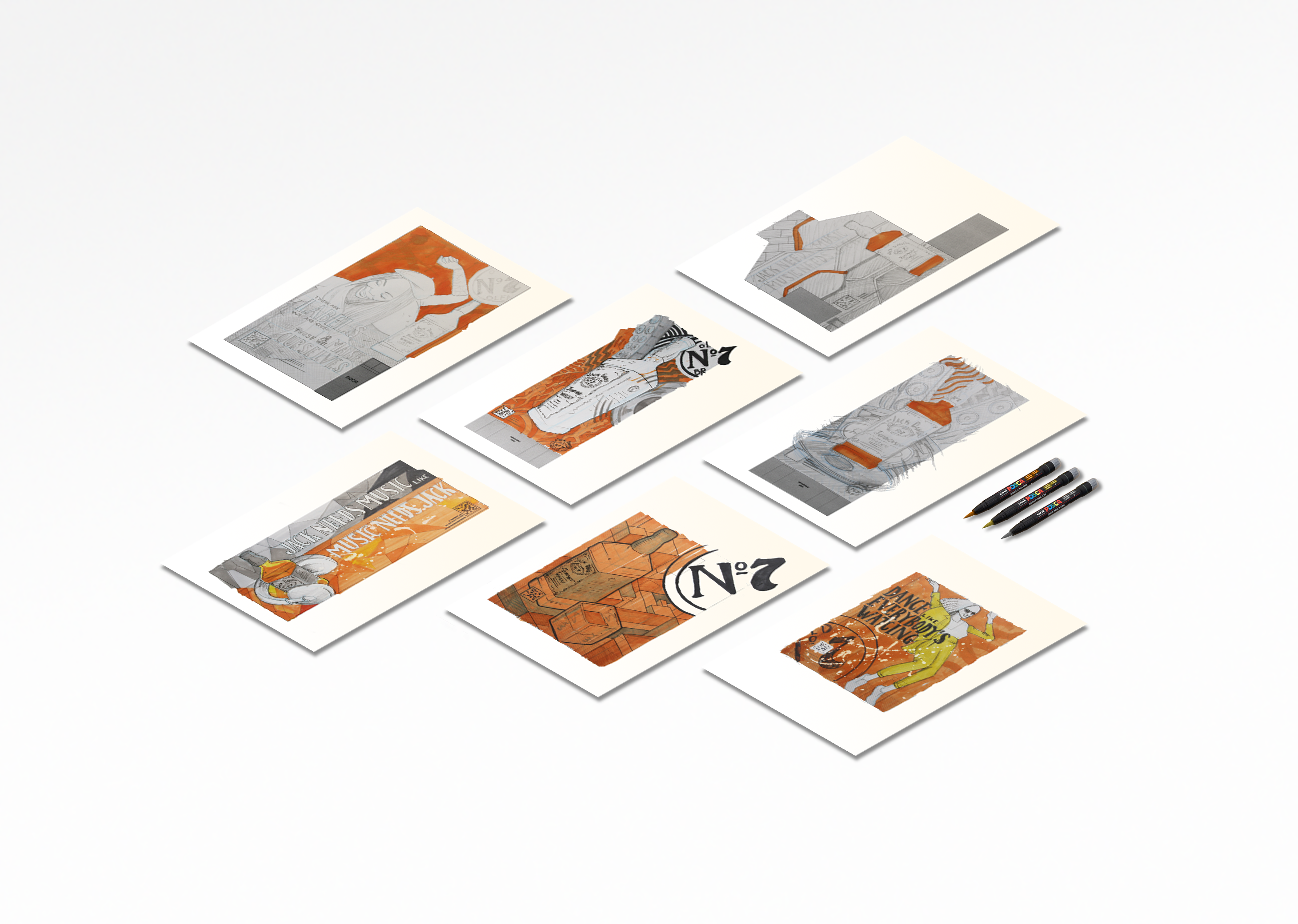 Jack Daniels Street Murals